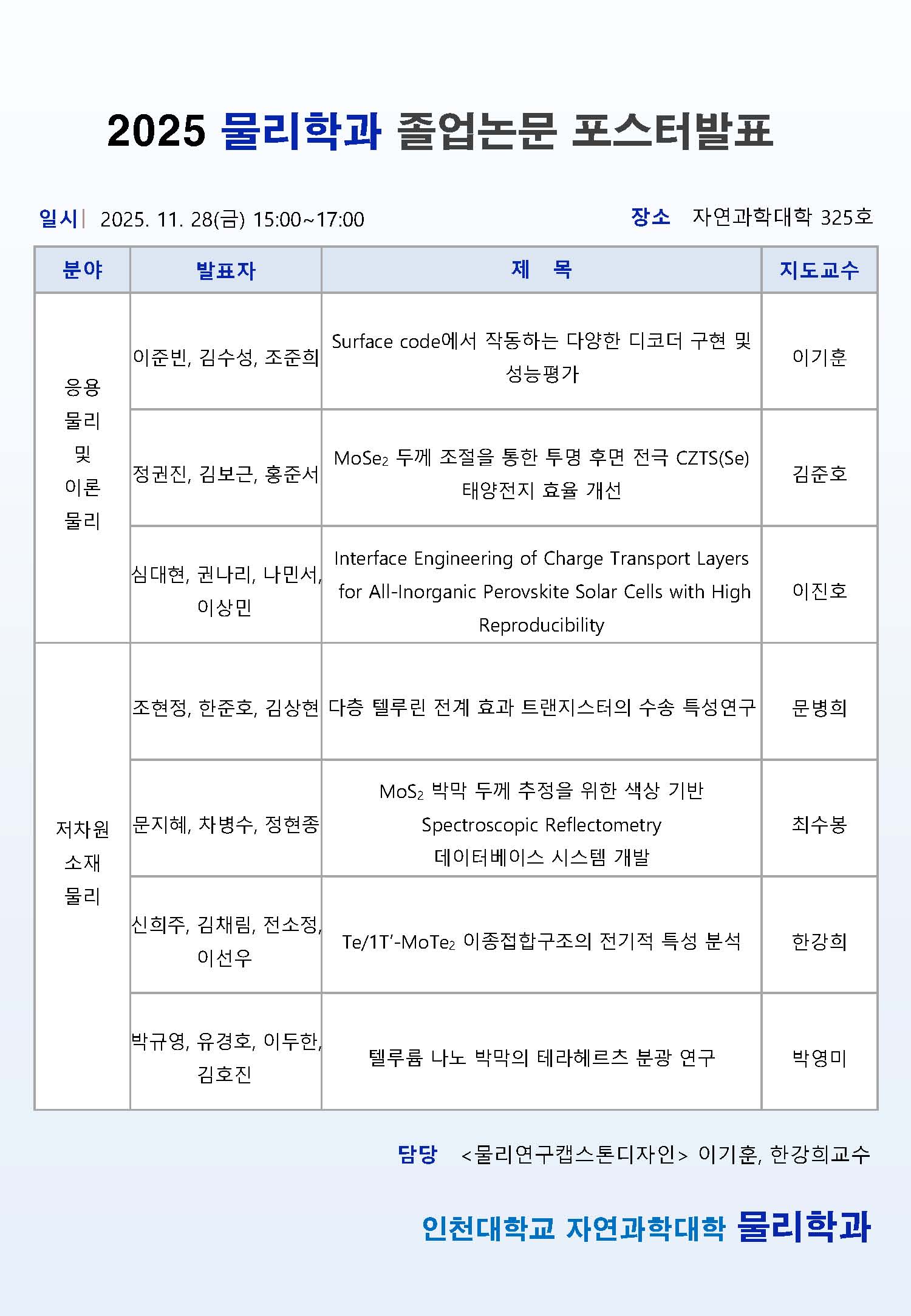 졸업논문심사