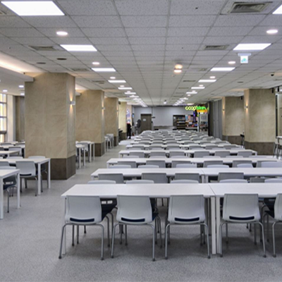 Take a Look Around the Newly Renovated Dormitory Dining Hall